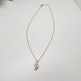 Faith Two Tone Cross Necklace