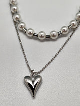 Heart and Pearl Layered