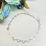 Sterling Silver heart Bracelet