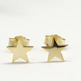 Sterling Silver Star Stud Earrings