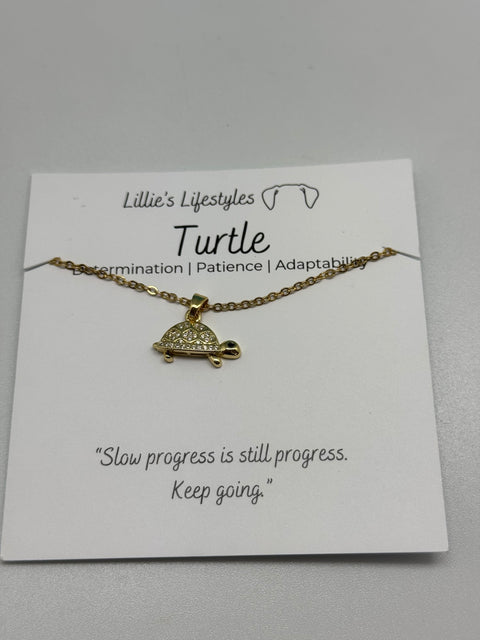 Stainless Steel Turtle Necklace